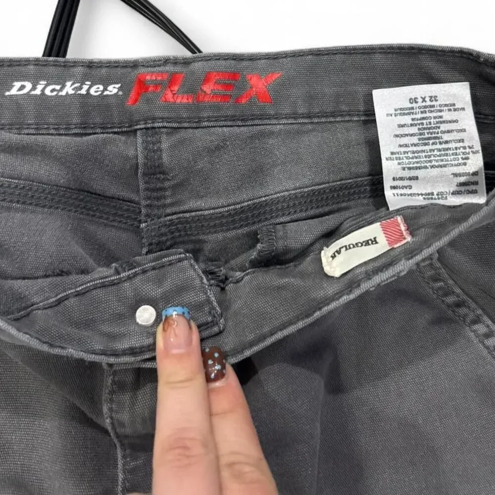Dickies Grey Carpenter Pants - Picture 6 of 8